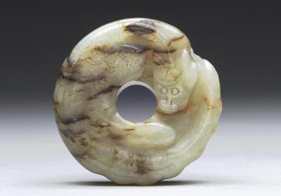 图片[3]-Jade ornament with dragon-and-chi-tigers decor, Southern Song to Yuan dynasties, 1127-1368 C.E.-China Archive